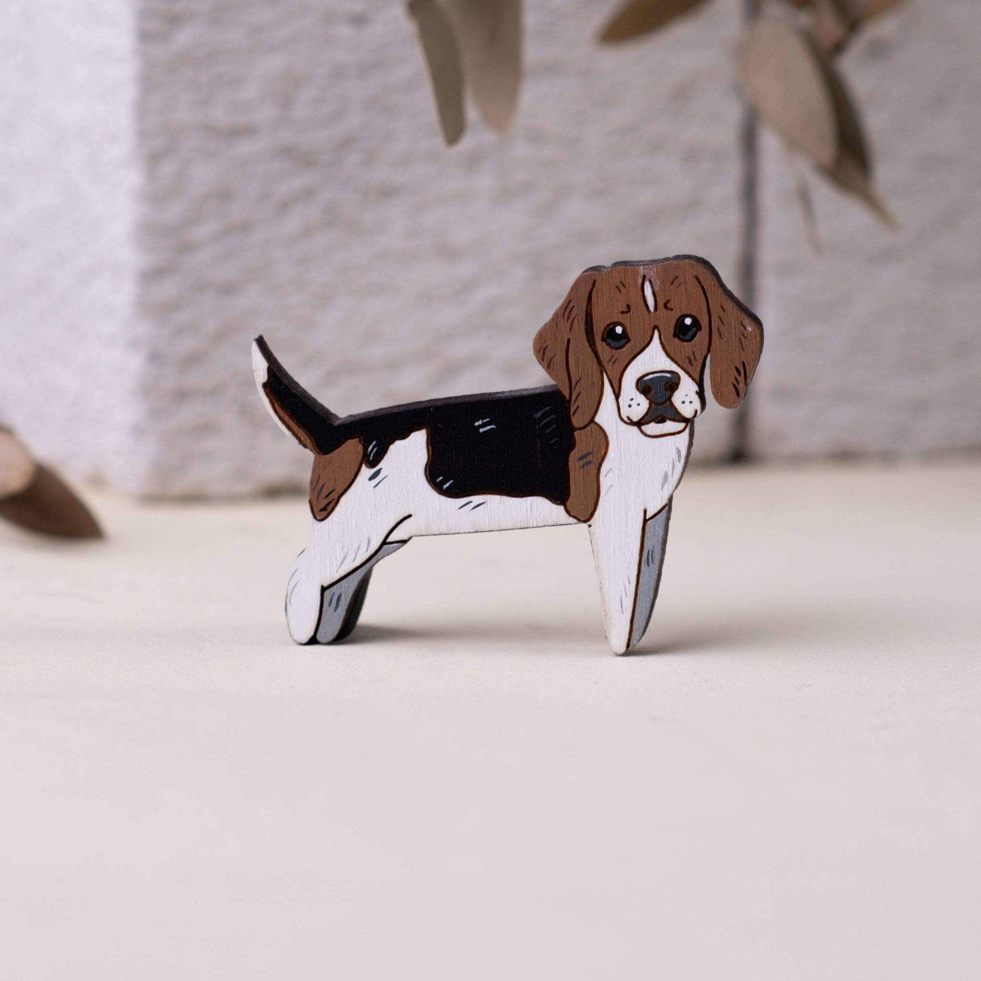 значок собака бигль