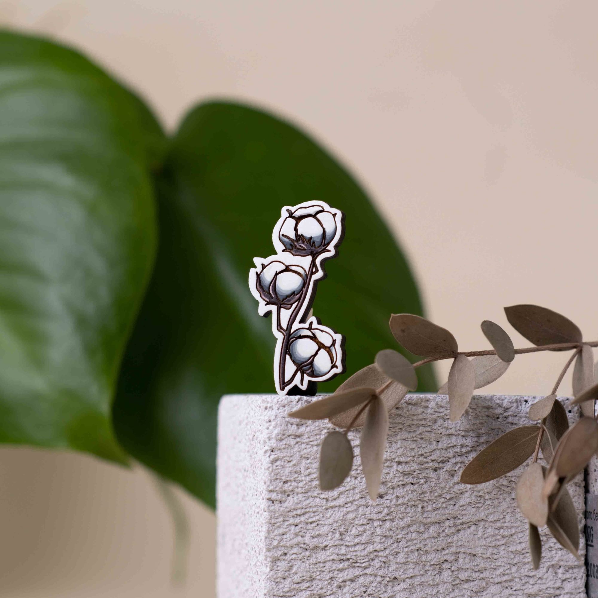 значок из дерева August Wood хлопок