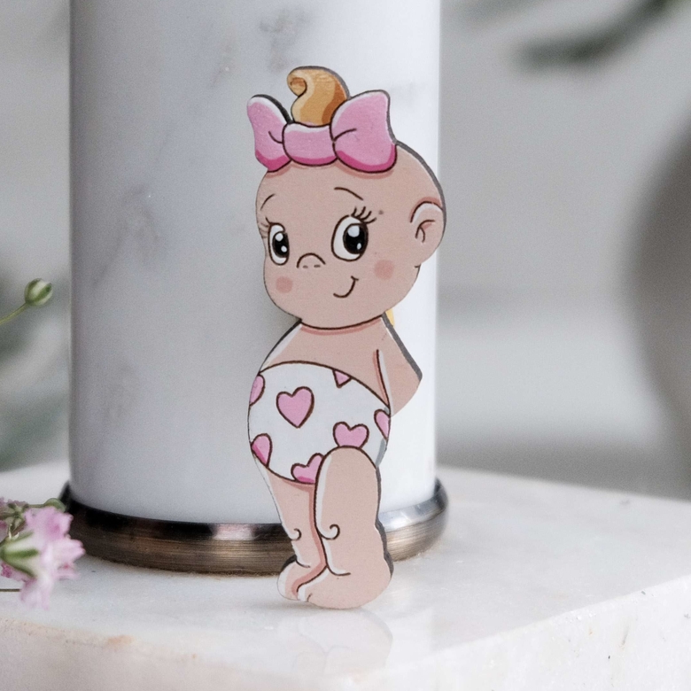 брошь педиатр малыш