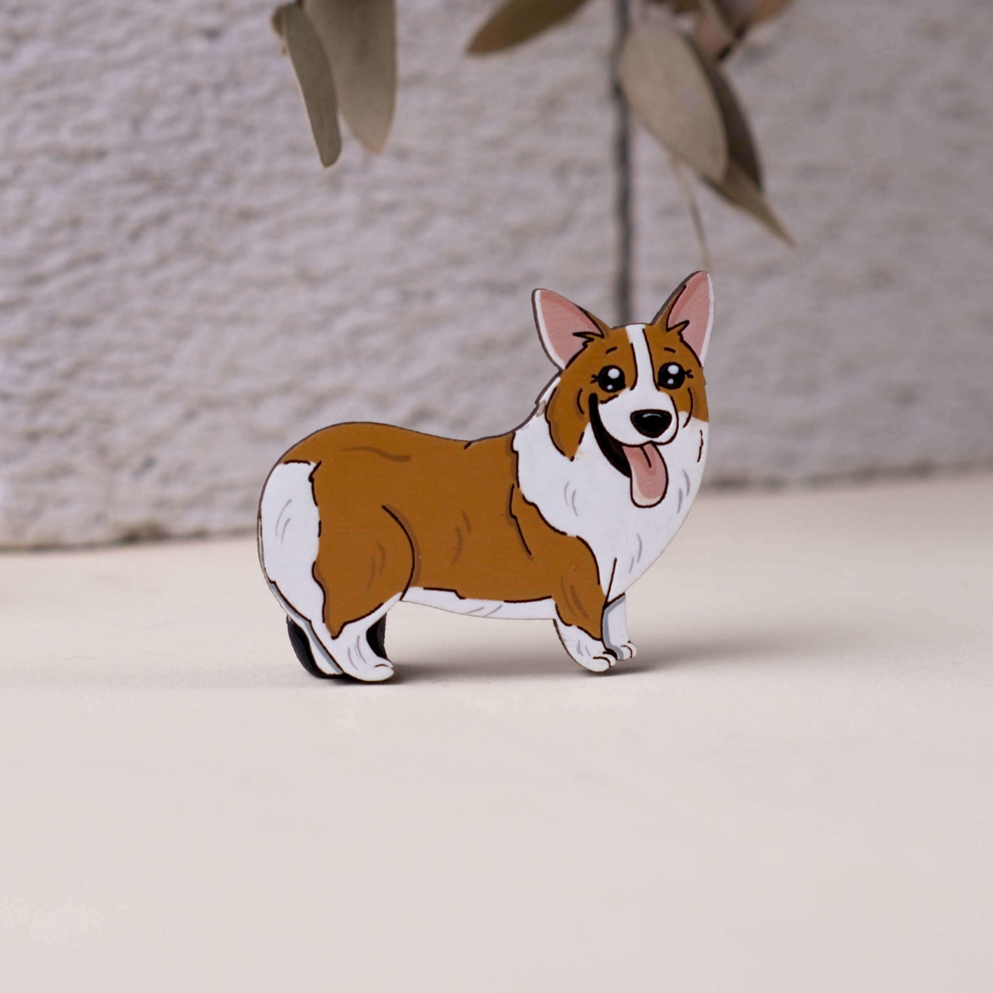 Брошь August Wood корги