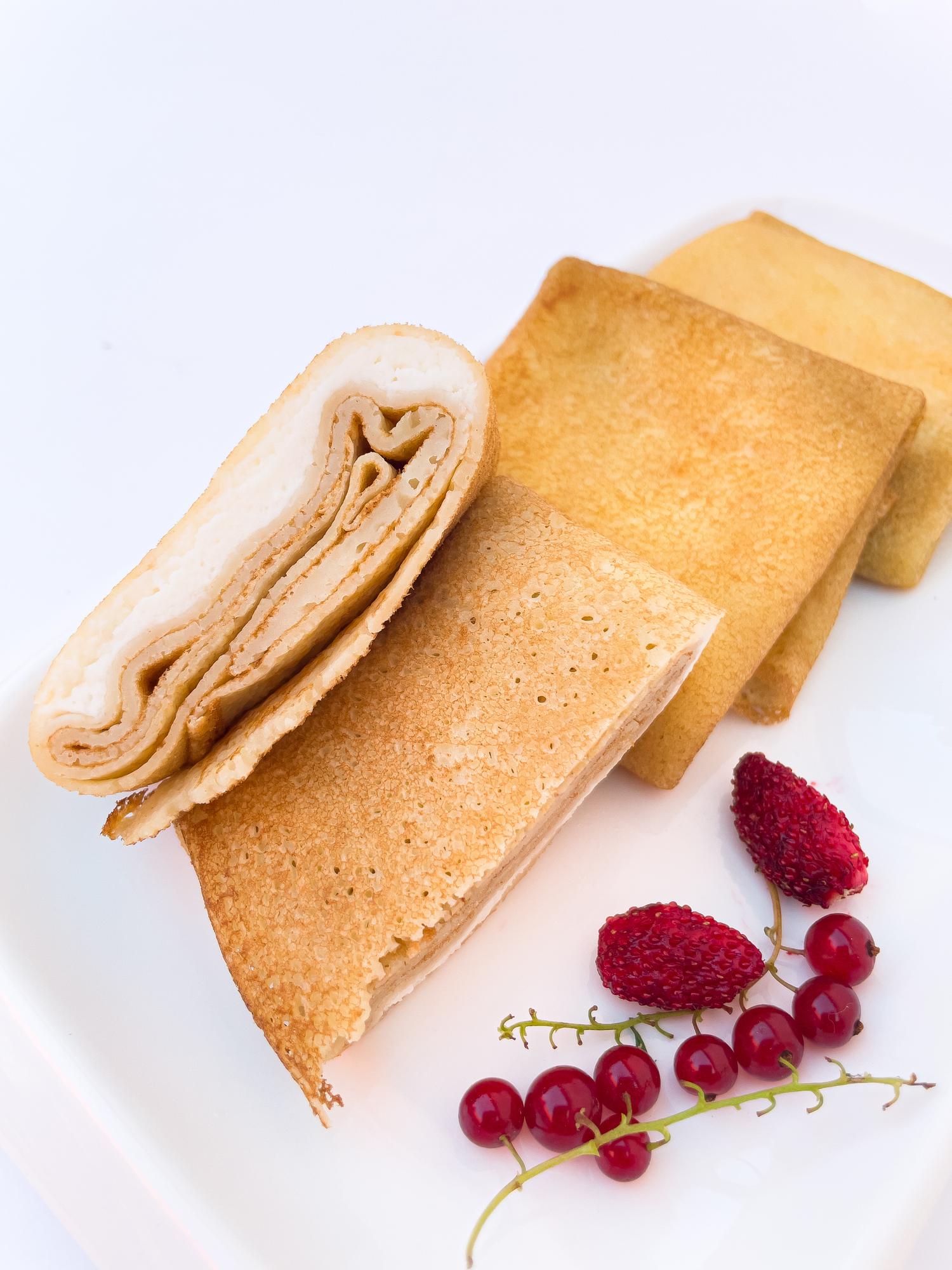 Блинчики с творогом