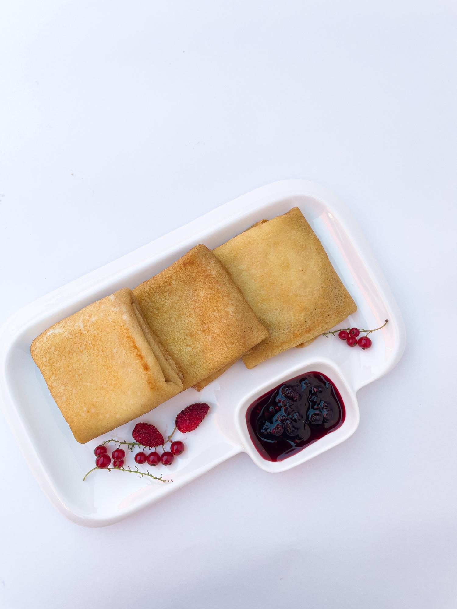 Блинчики с творогом