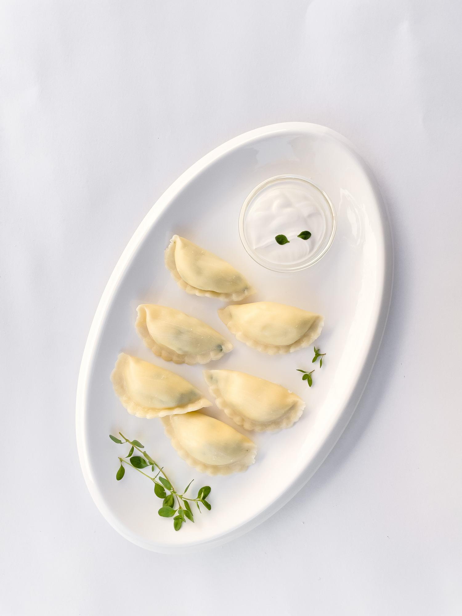 Вареники с творогом(ванильные)