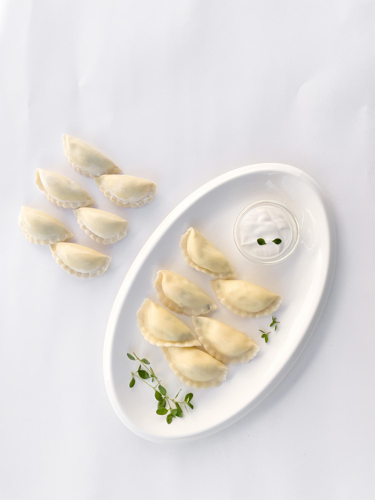 Вареники с картофелем и луком