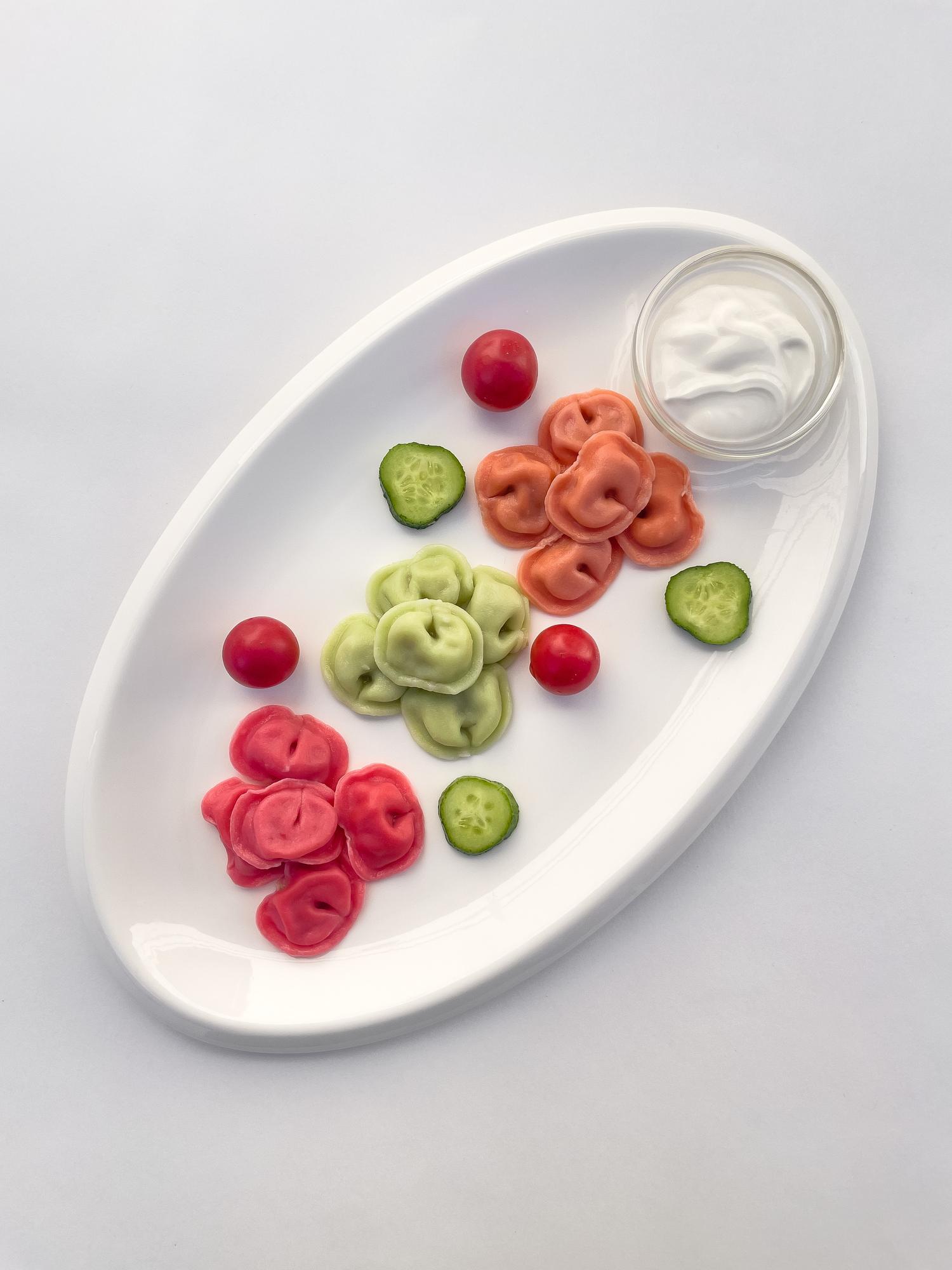 Пельмени детские (цветные)