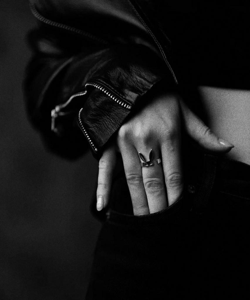 Black Bunny I Кольцо, латунь, чернение