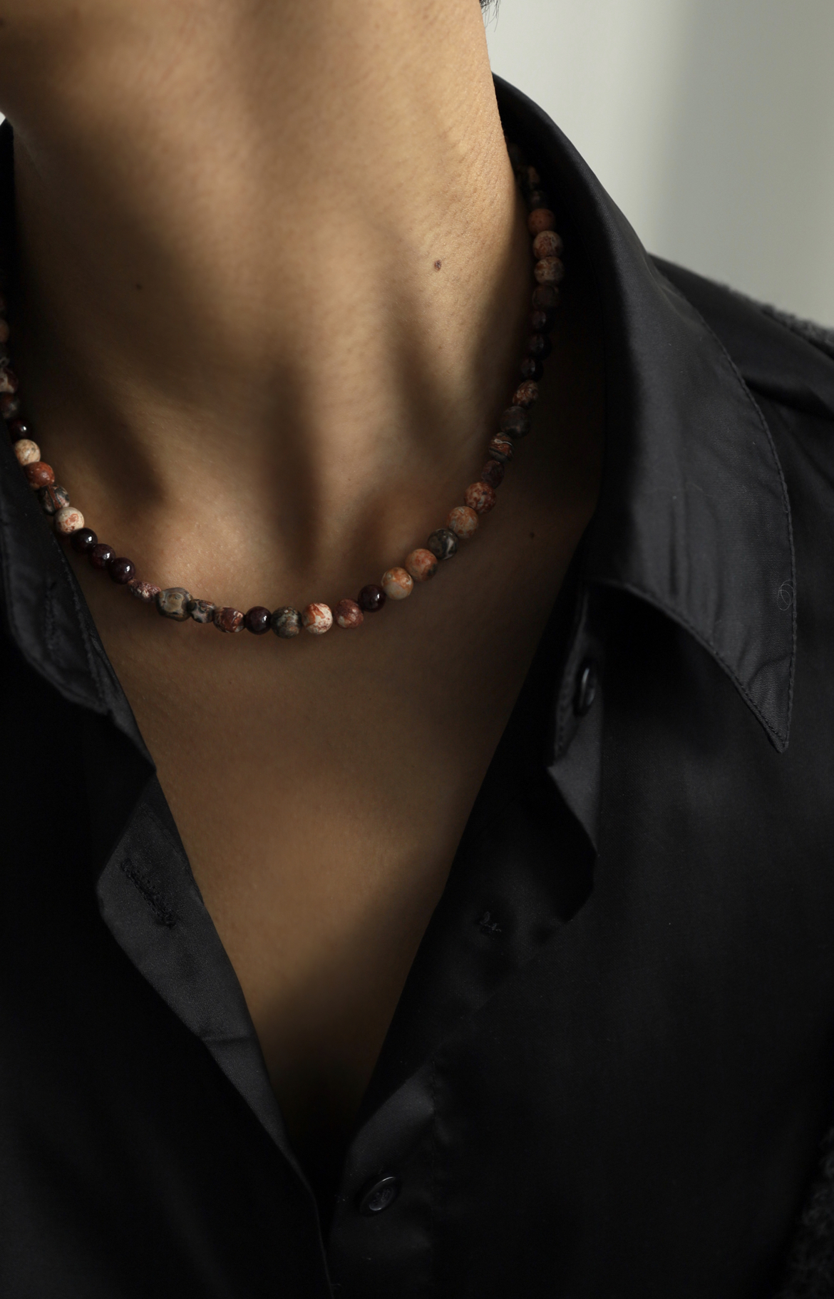 Jasper Garnet Necklace | Колье из яшмы и граната