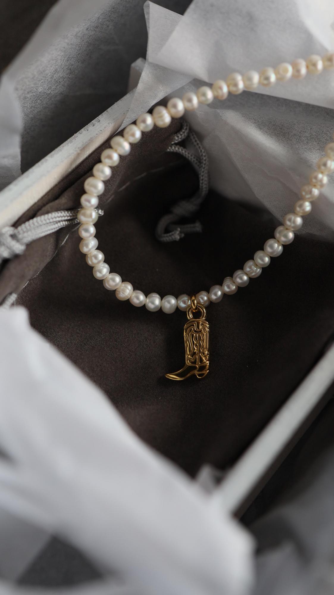 Колье из жемчуга Сапог I Cowboy