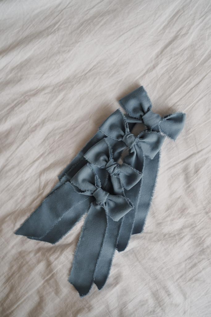 Джинсовый бант