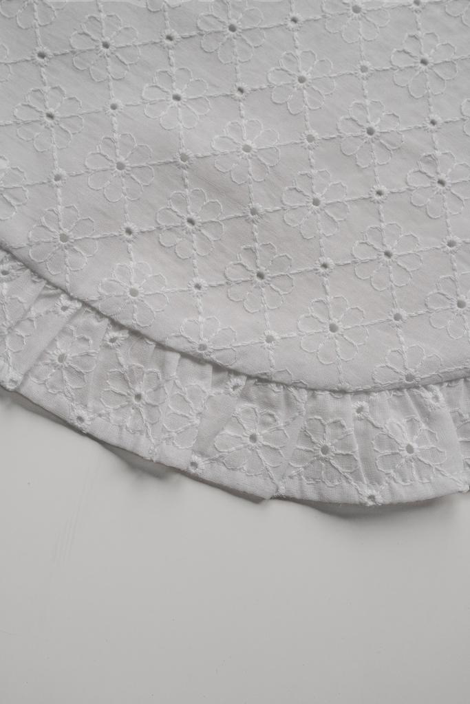 Круглая салфетка из шитья