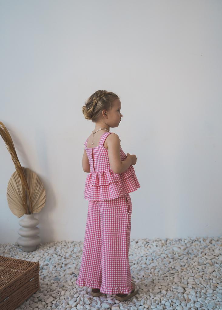 Костюм Розовая клетка