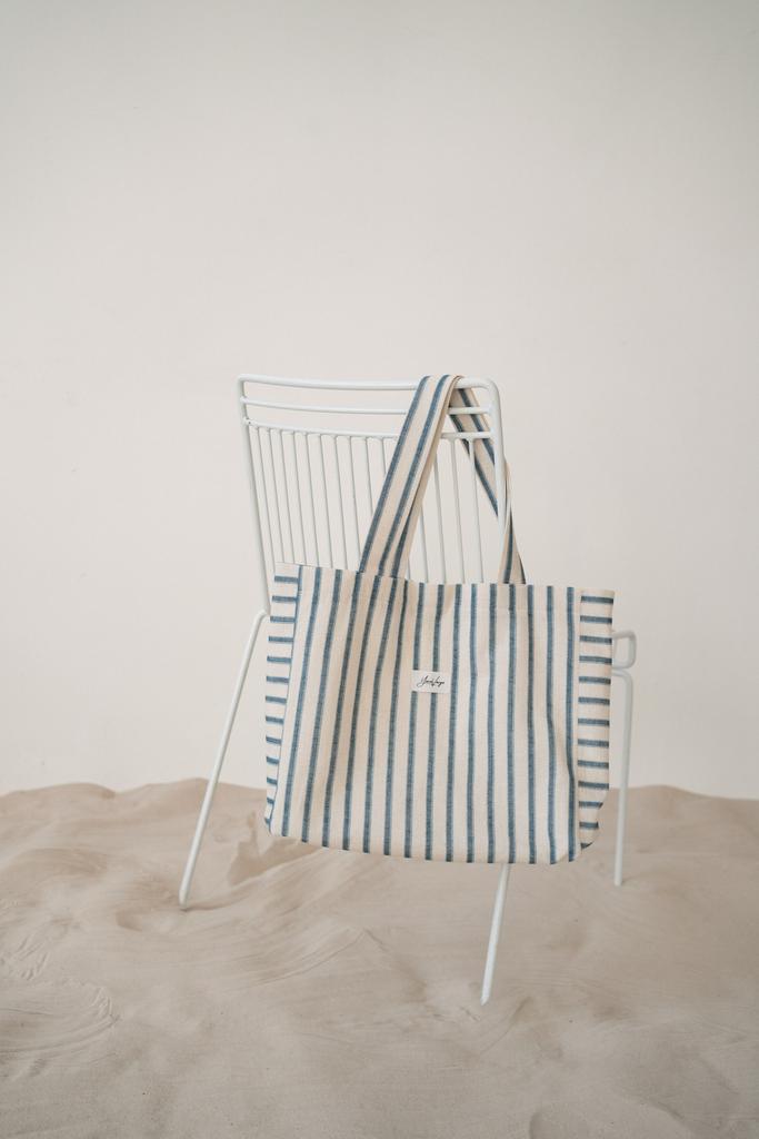 Сумка-шоппер в полоску