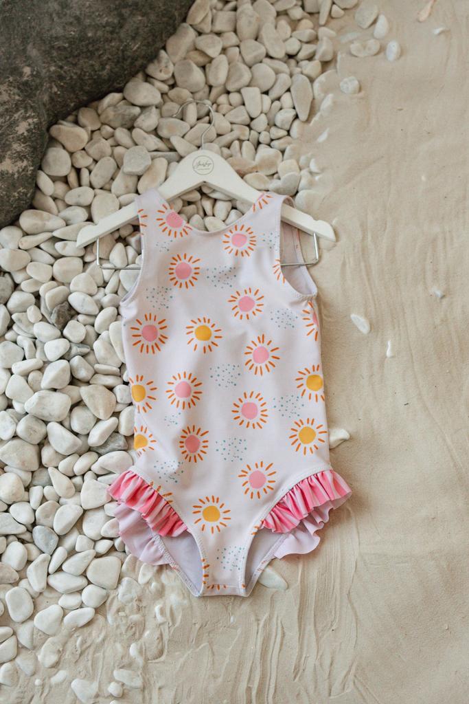 Купальник слитный Солнце