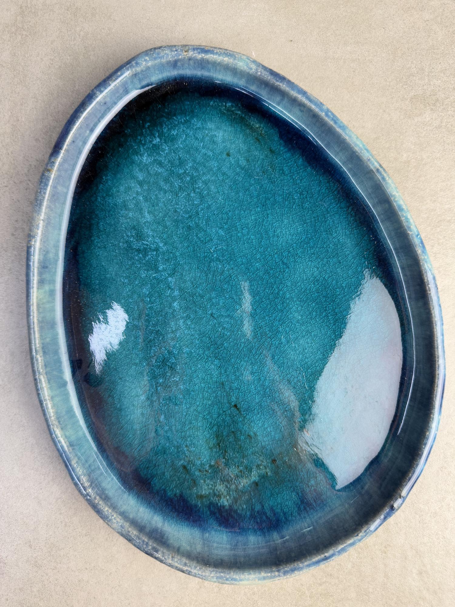 Тарелка овальная  Диаметр 25.5/19.5 см