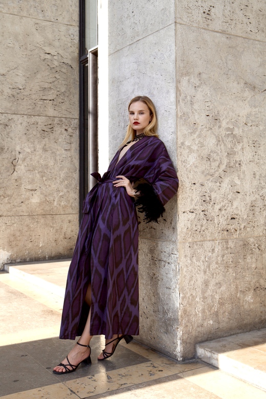 COTTON DUSTER PURPLE