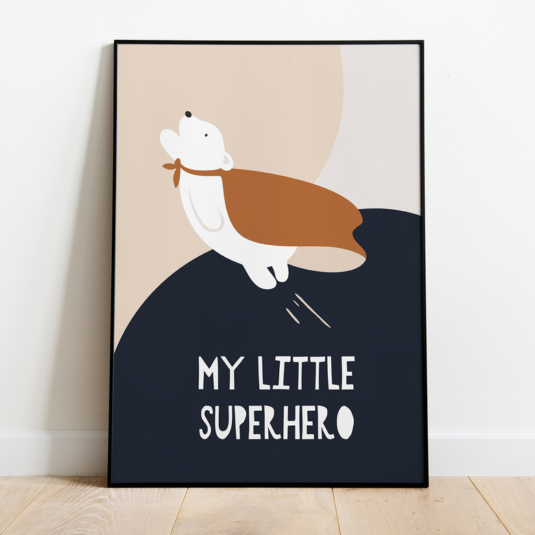 Постер "My little superhero"