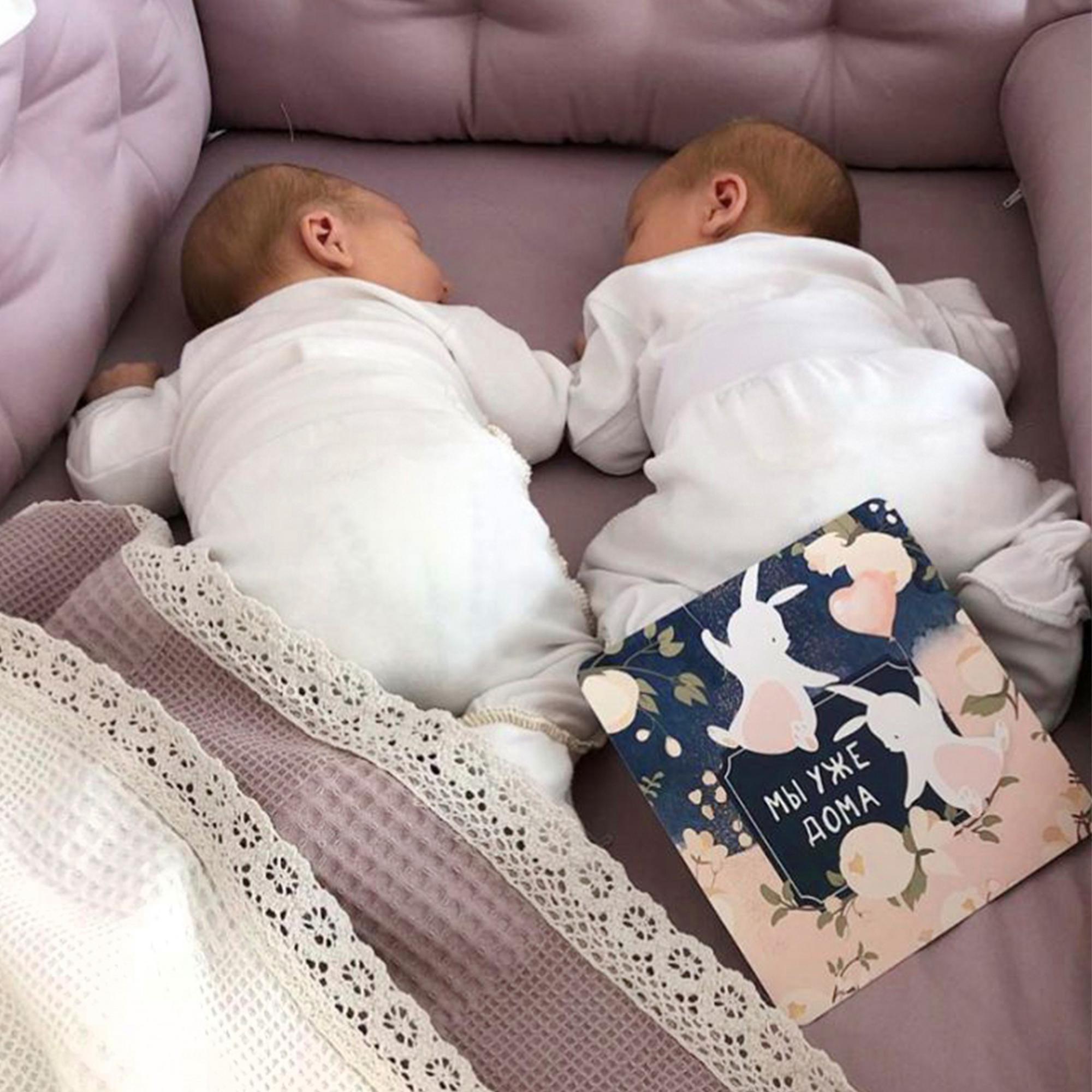 Карточки для фотосессии двойни "My Little Bunnies" 32шт. (две девочки)