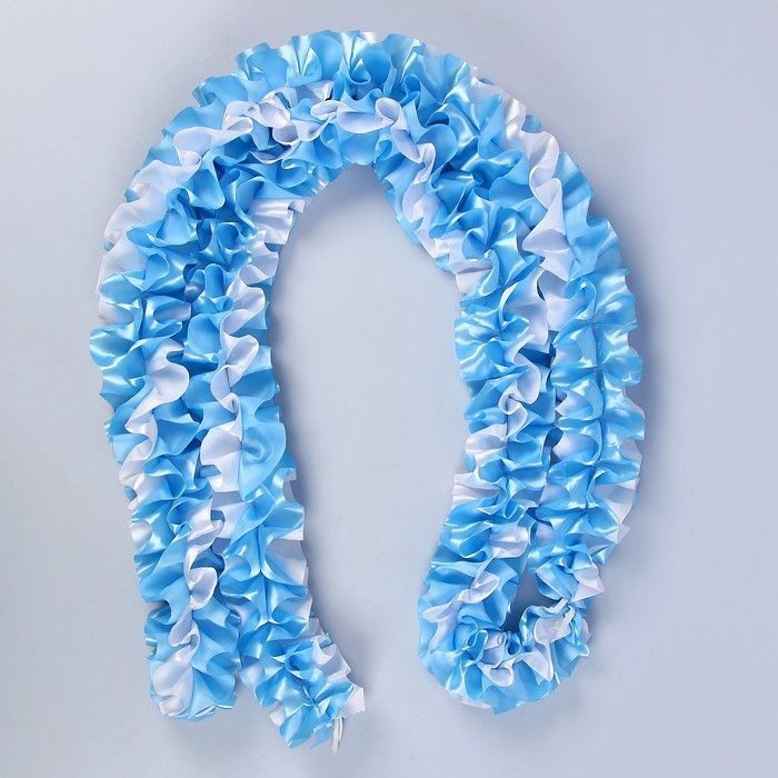 Ленты 3м голуб.-белая