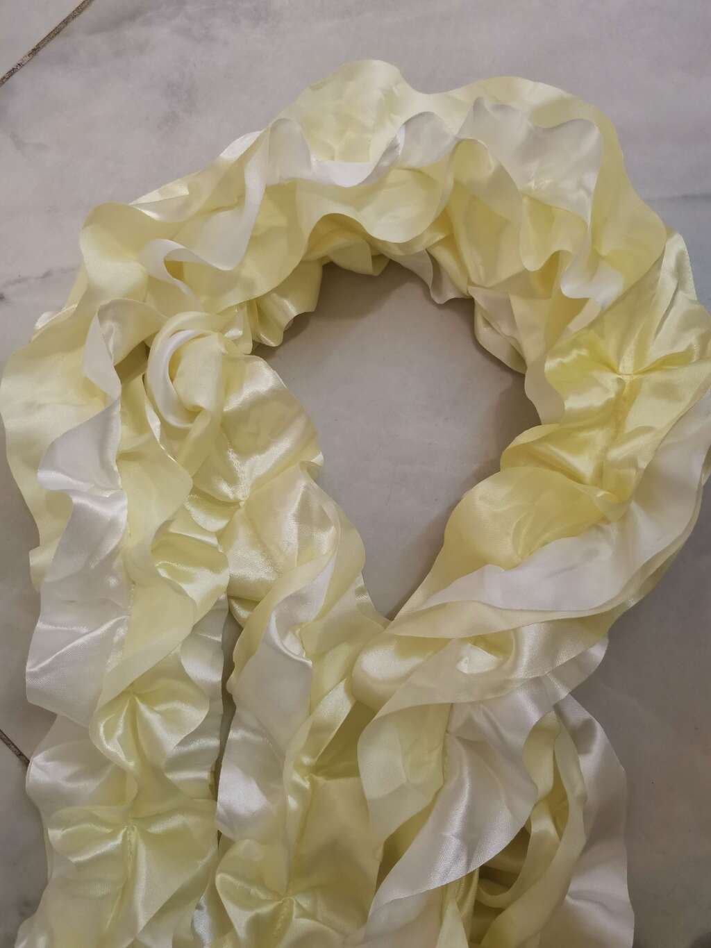 Лента 3м желт.-белая