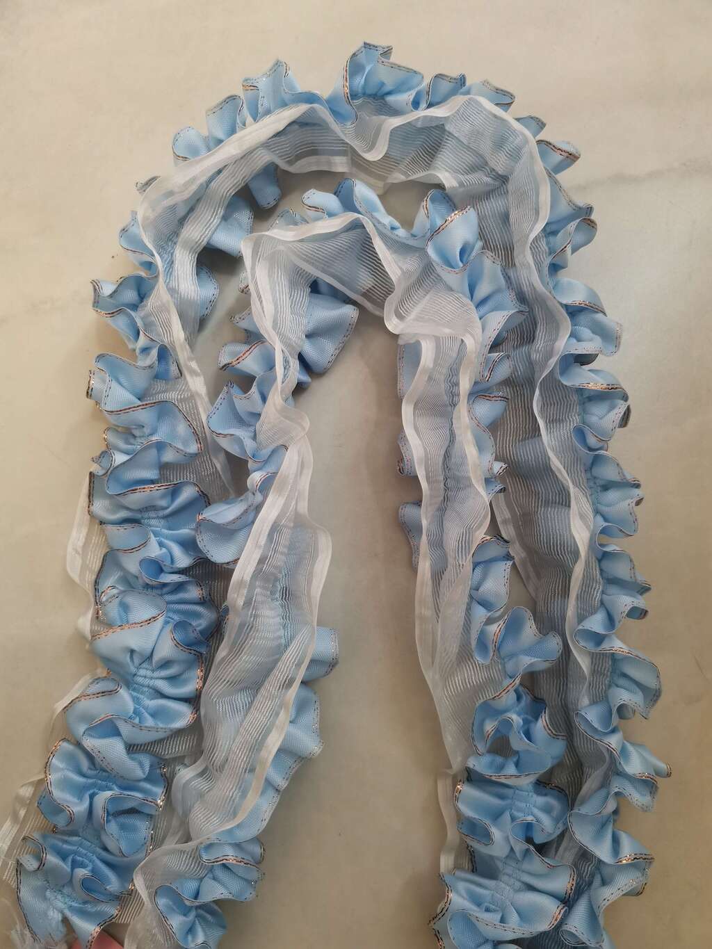 Лента 2м голубая