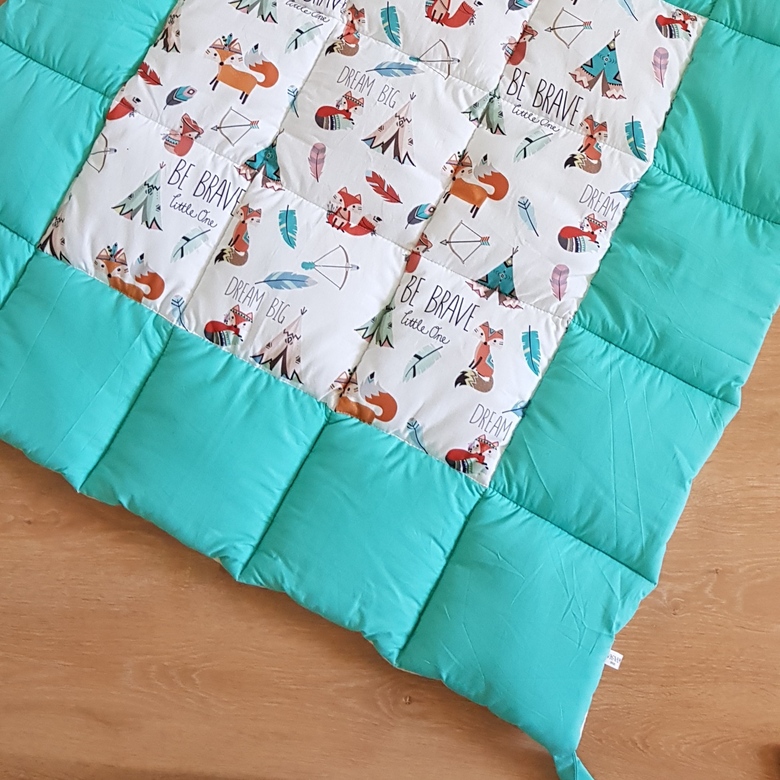 Игровой коврик "Храбрый Индеец" 110*110см/130*130см