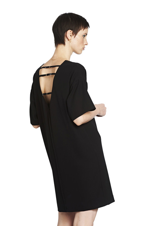 OTTOD'AME Платье-кокон с V-образным вырезом по спине