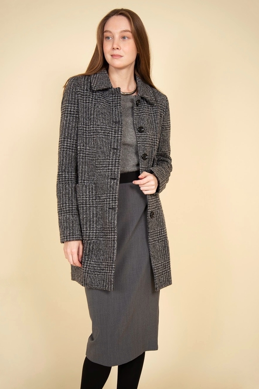 JUCCA Юбка-карандаш из шерсти тонкого кручения