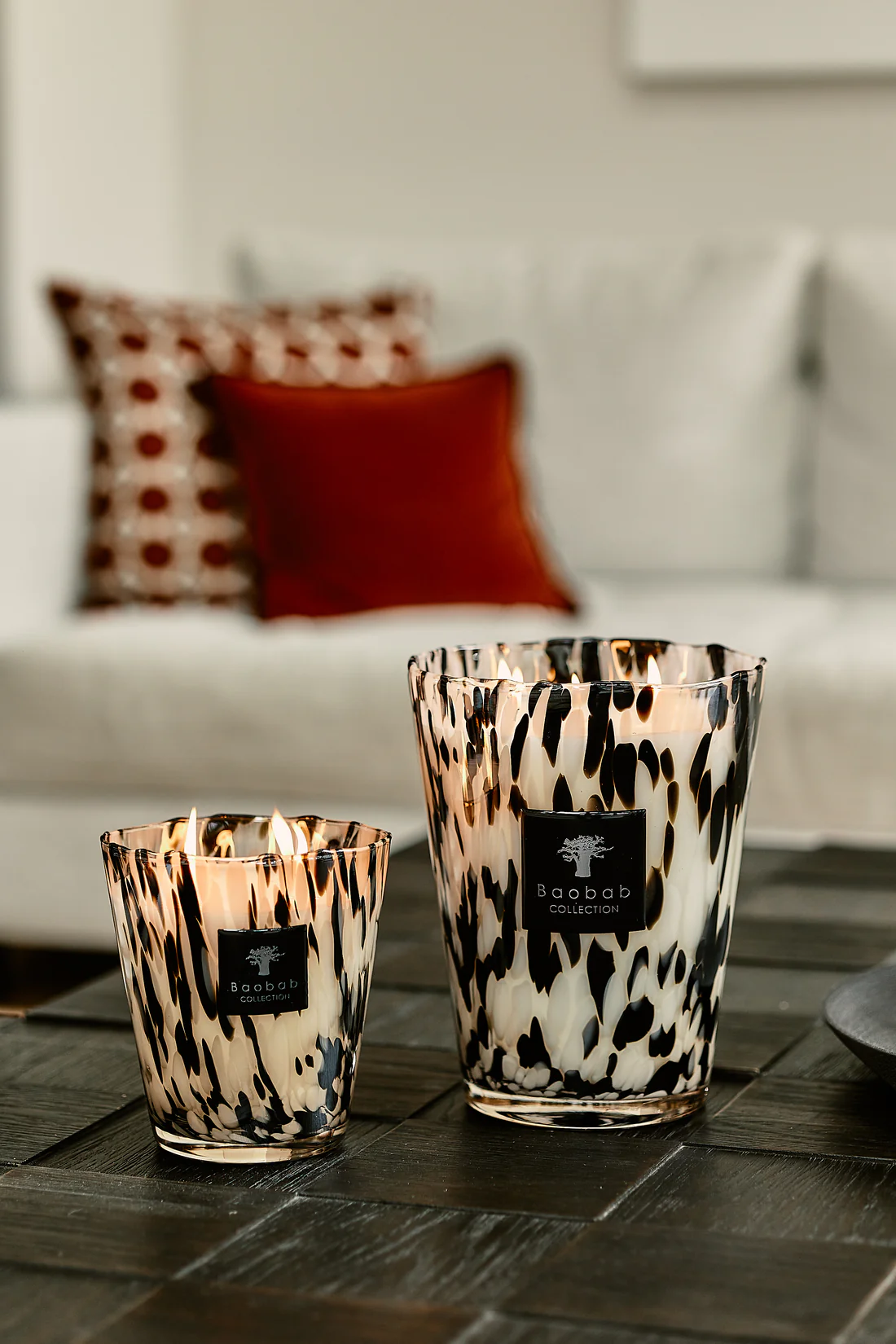 BAOBAB Свеча ароматическая Black Pearls: черная роза, имбирь