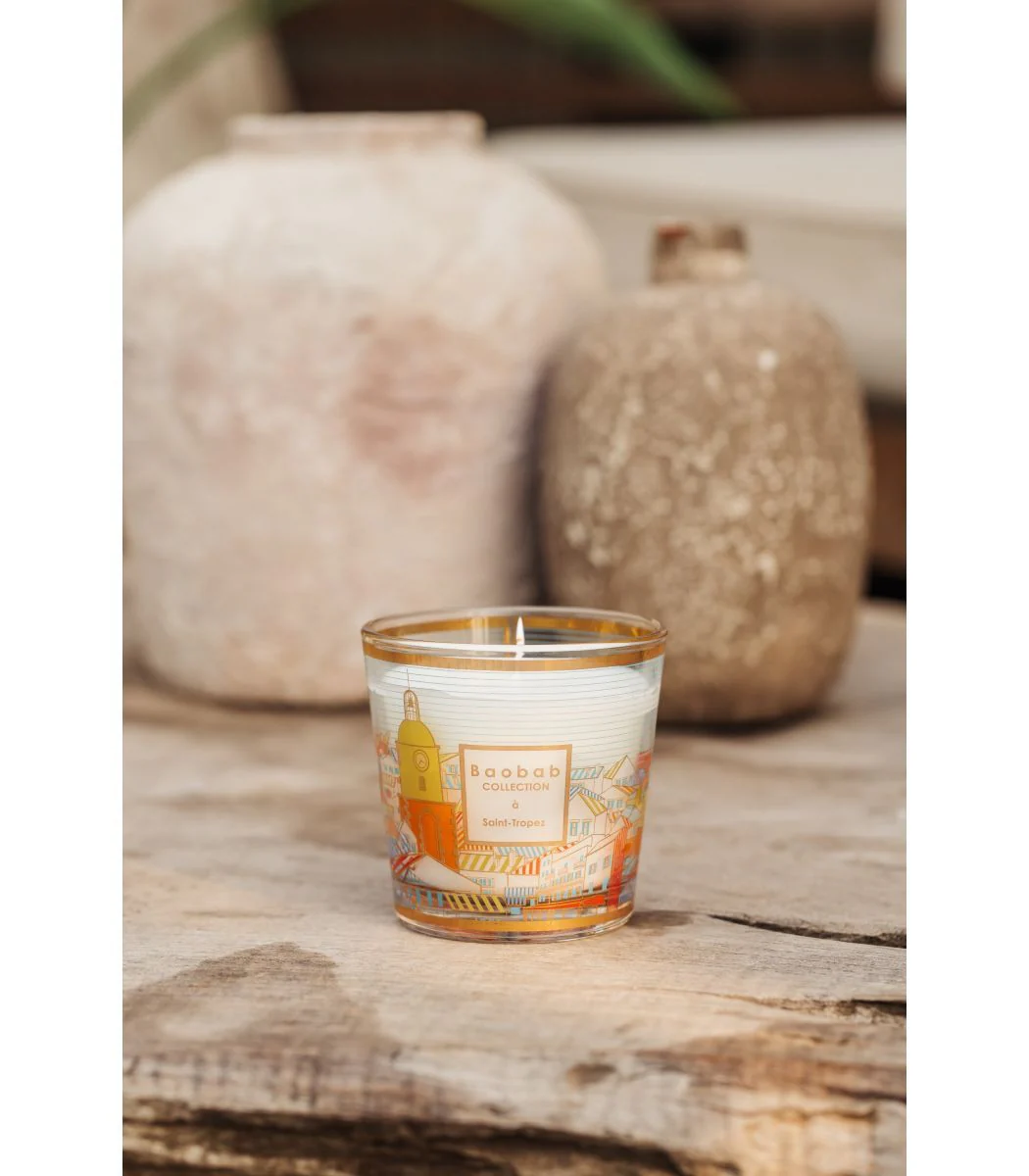 BAOBAB Свеча ароматическая Saint-Tropez из коллекции My First Baobab: мята, черная смородина, розмарин