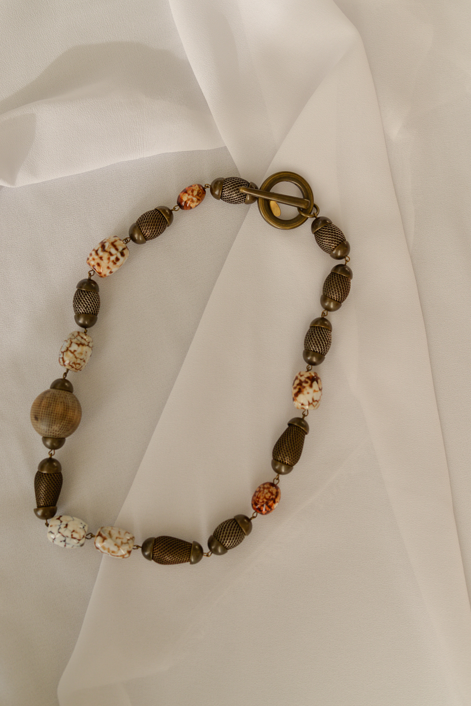 JOZICA Колье с металлизированными деталями