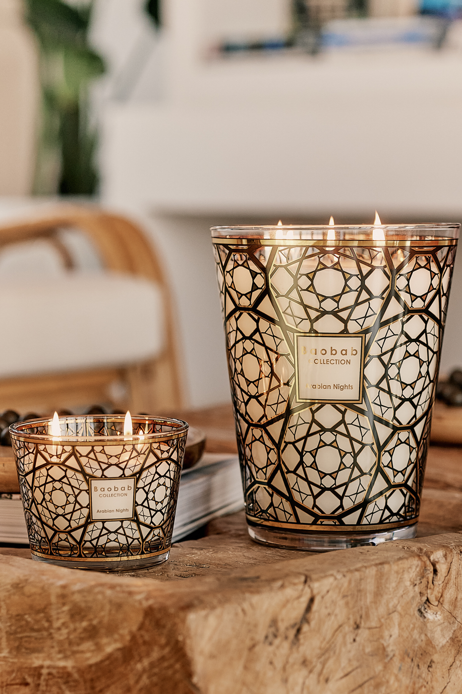 BAOBAB Свеча ароматическая Arabian Nights: шафран, уд, благовония