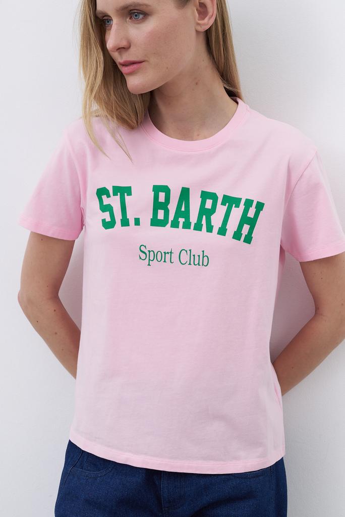 MC2 Saint Barth Футболка из премиального хлопка с принтом ‘Sport club'.