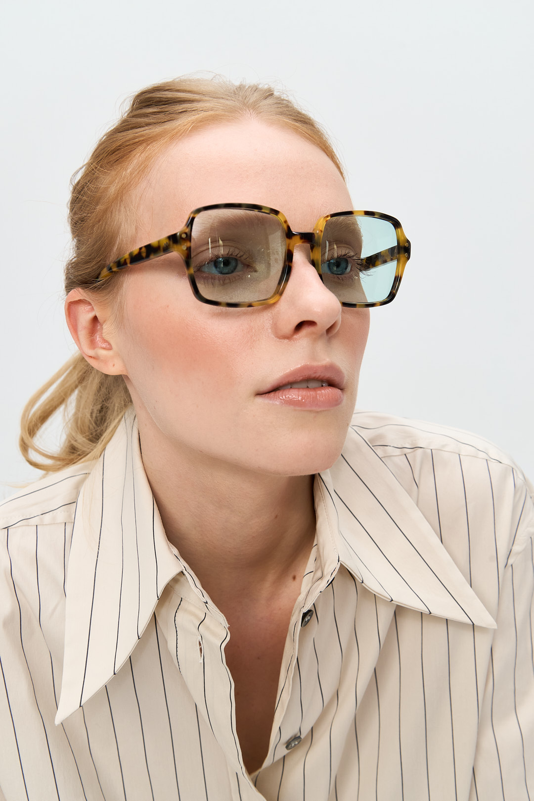 ANTICA OCCHIALERIA Солнцезащитные очки DIANA в оправе под черепаху