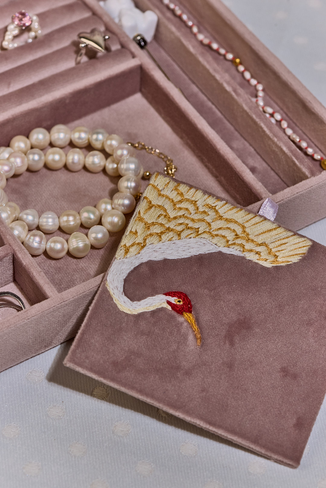 SITIS Шкатулка для украшений Flamingo, двухуровневая