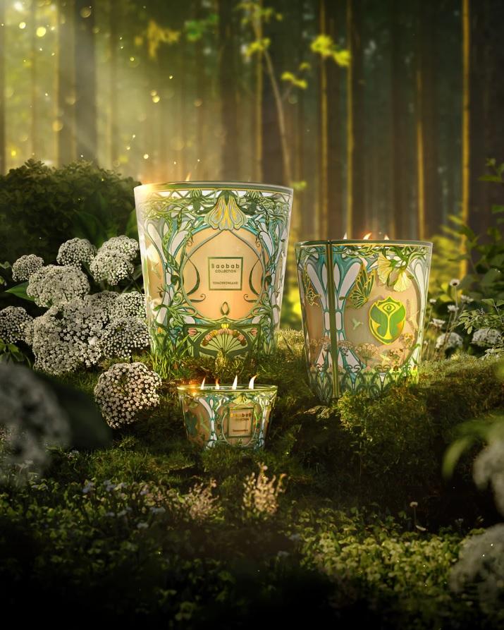 BAOBAB Свеча ароматическая Tomorrowland: груша, ландыш, мох, 500 г