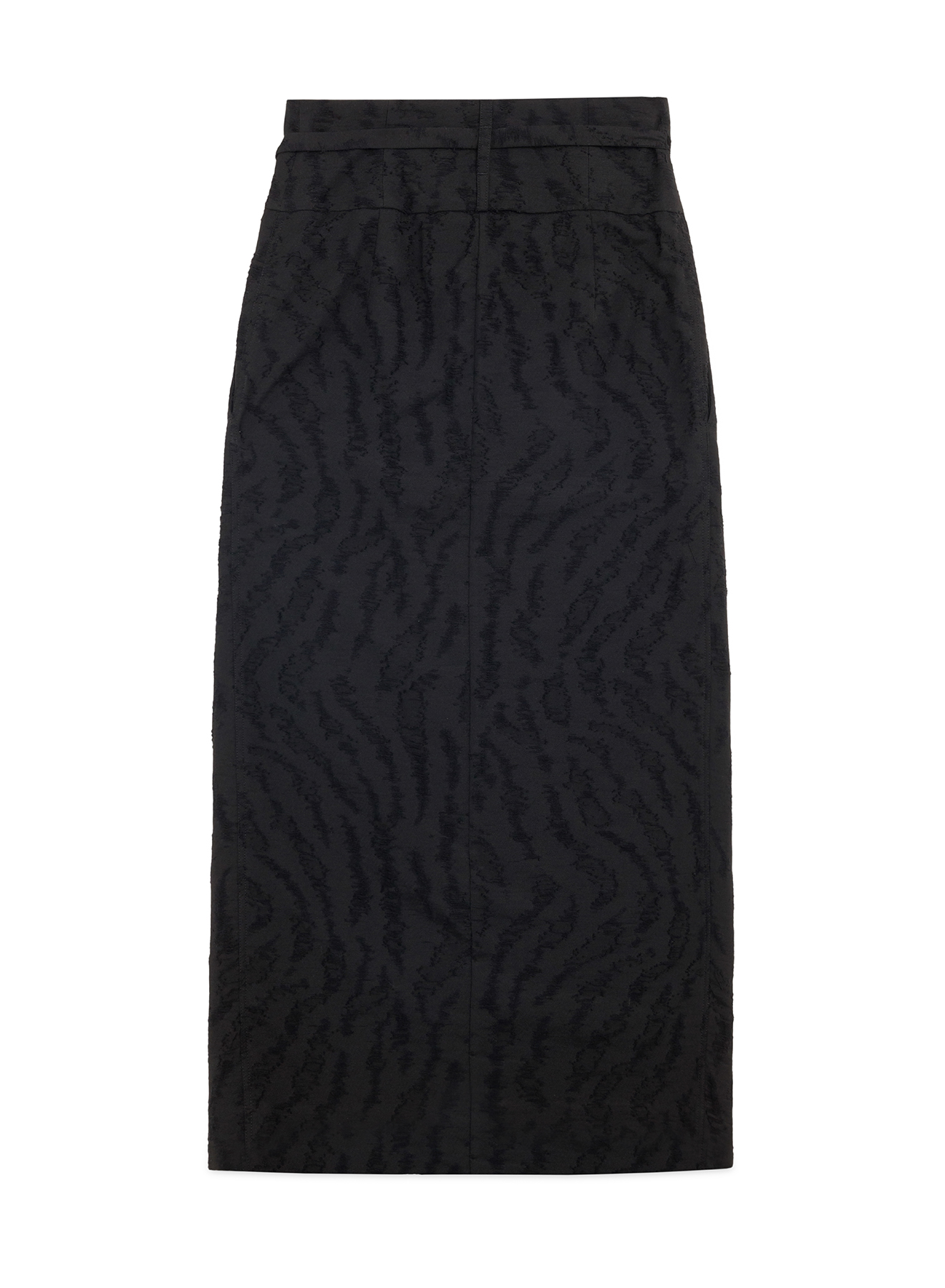 TELA Юбка длины миди с запахом из фактурной ткани филькупе