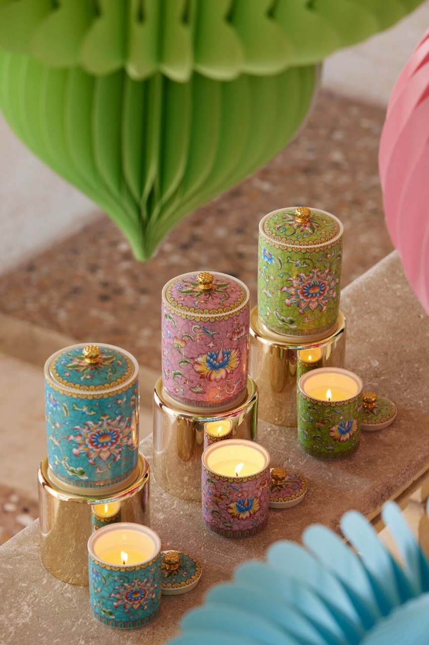 EDG Cвеча в керамическом стакане с ароматом алоэ/соль