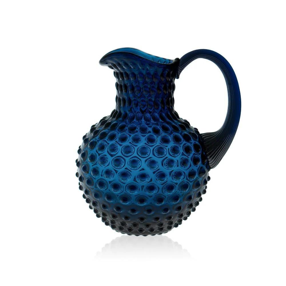 KLIMCHI Кувшин Royal blue из богемского стекла в синем оттенке
