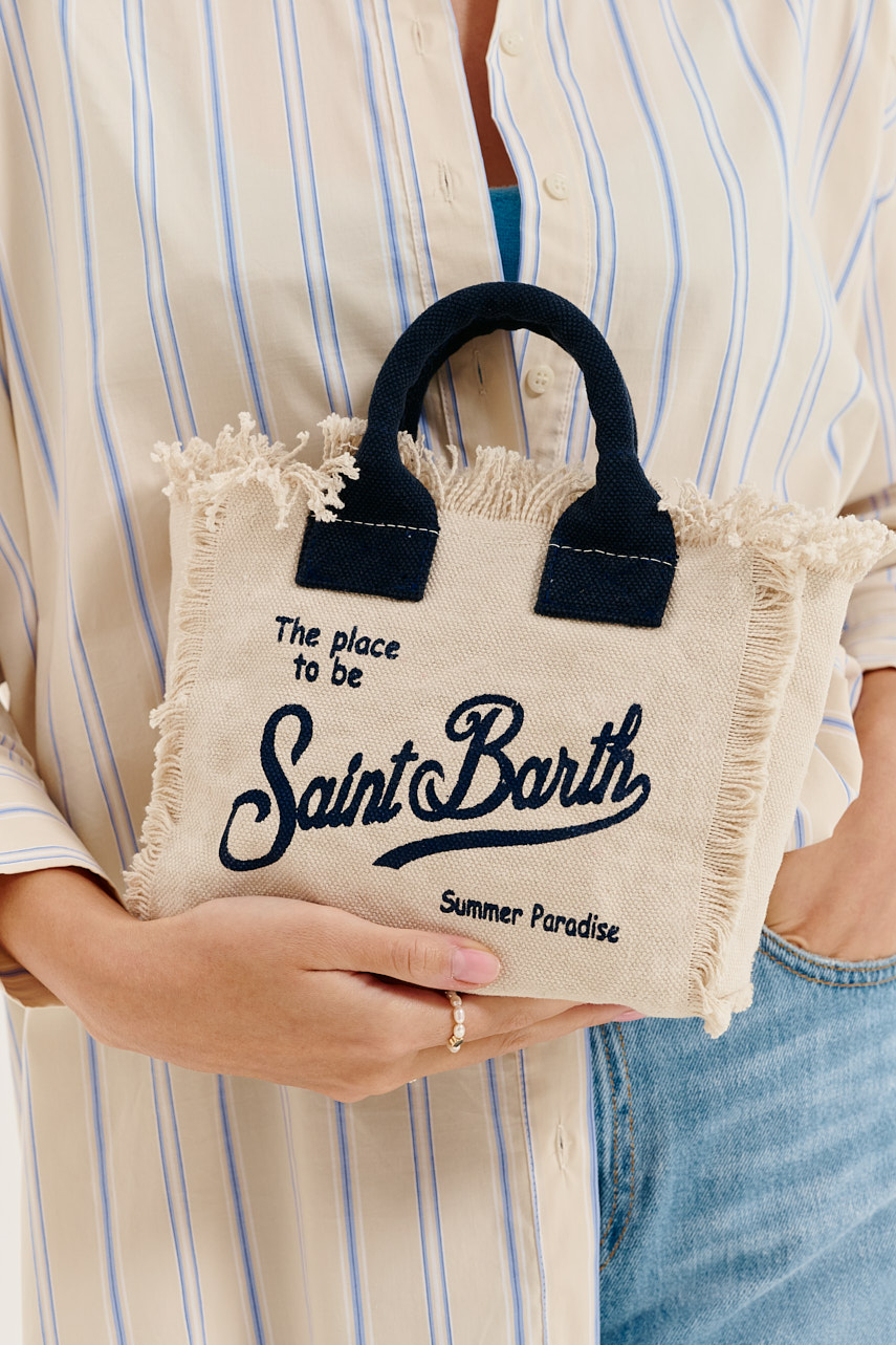 MC2 Saint Barth Сумка VANITY mini из хлопка канвас
