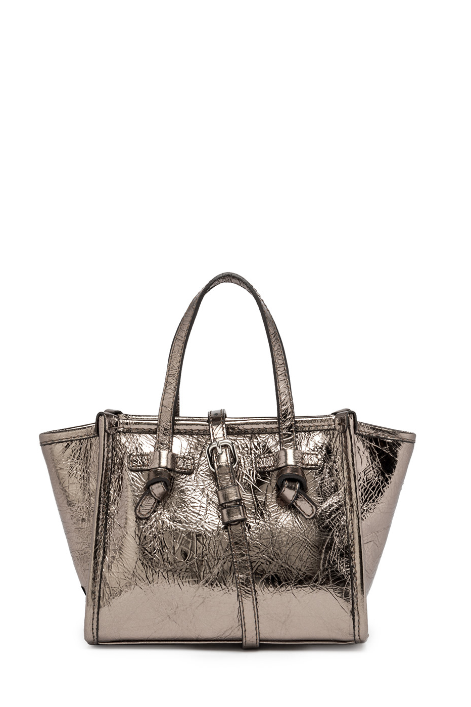 GIANNI CHIARINI Сумка Miss MARCELLA из мятой кожи оттенка состаренного золота