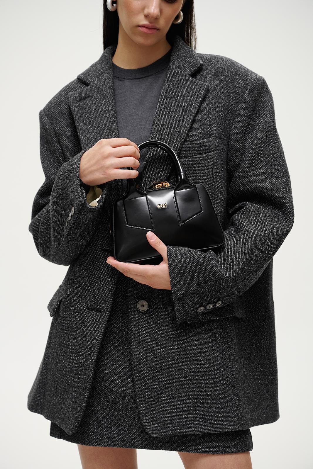 N21 Сумка Bauletto mini из премиальной кожи теленка