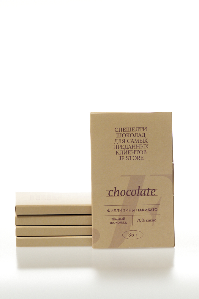 JF STORE Спешелти шоколад из лимитированного выпуска, сорт «Филиппины Пакибато»