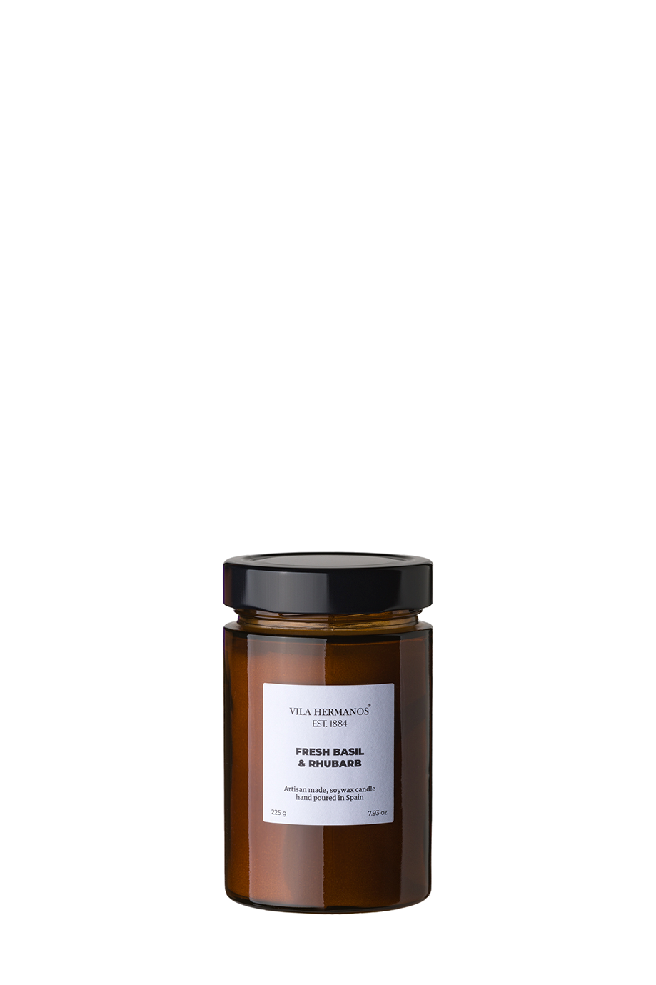 VILA HERMANOS Свеча ароматическая из коллекции Apothecary Basil&Rhubarb