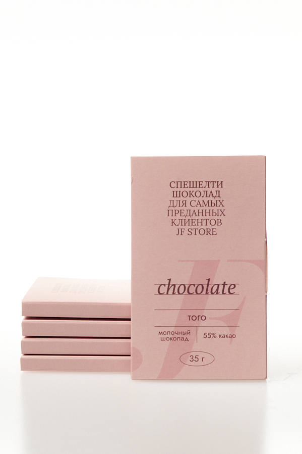 JF STORE Спешелти шоколад из лимитированного выпуска, сорт «Того»
