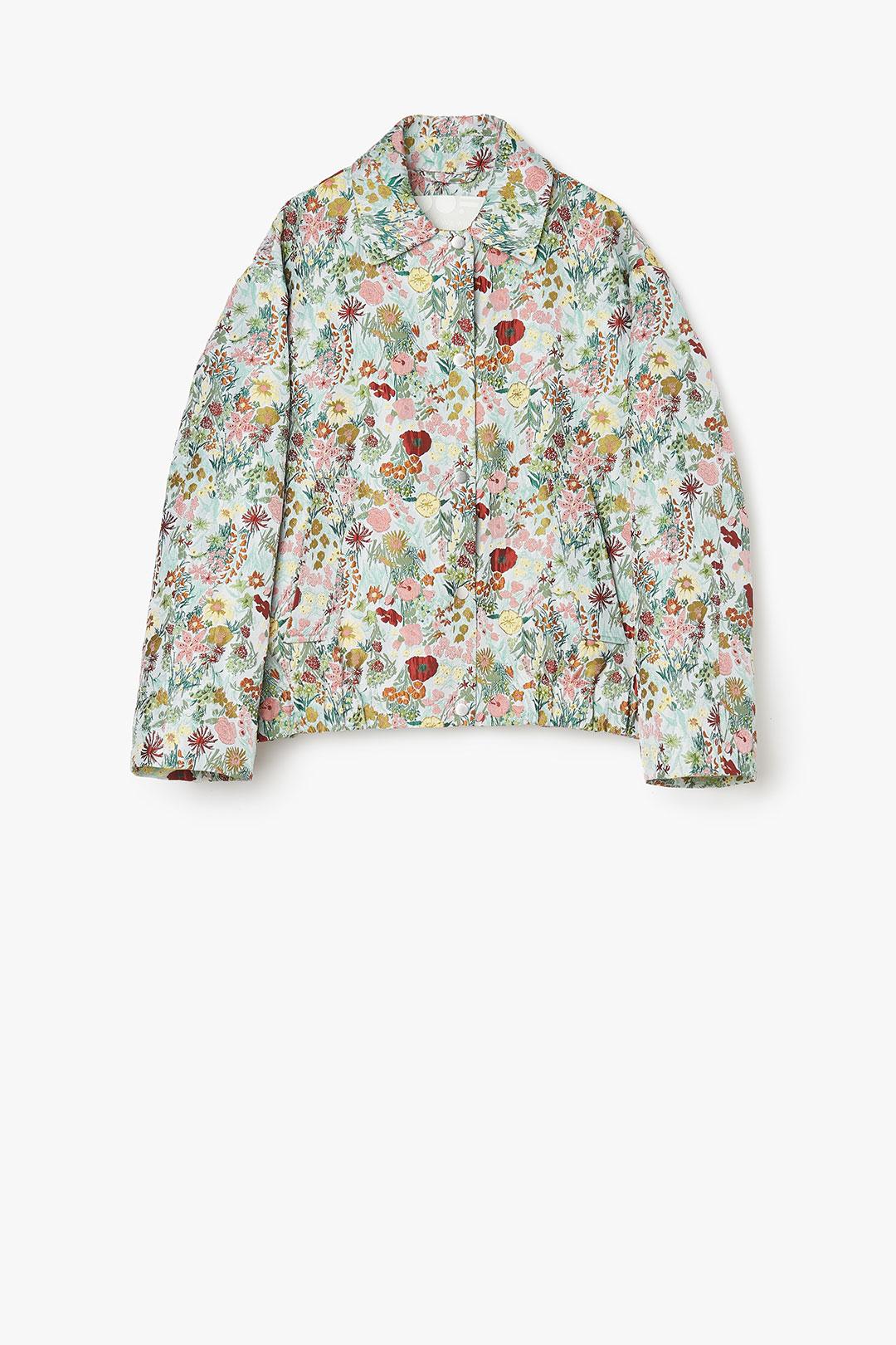 OOF WEAR Бомбер из набивного жаккарда с цветочным узором