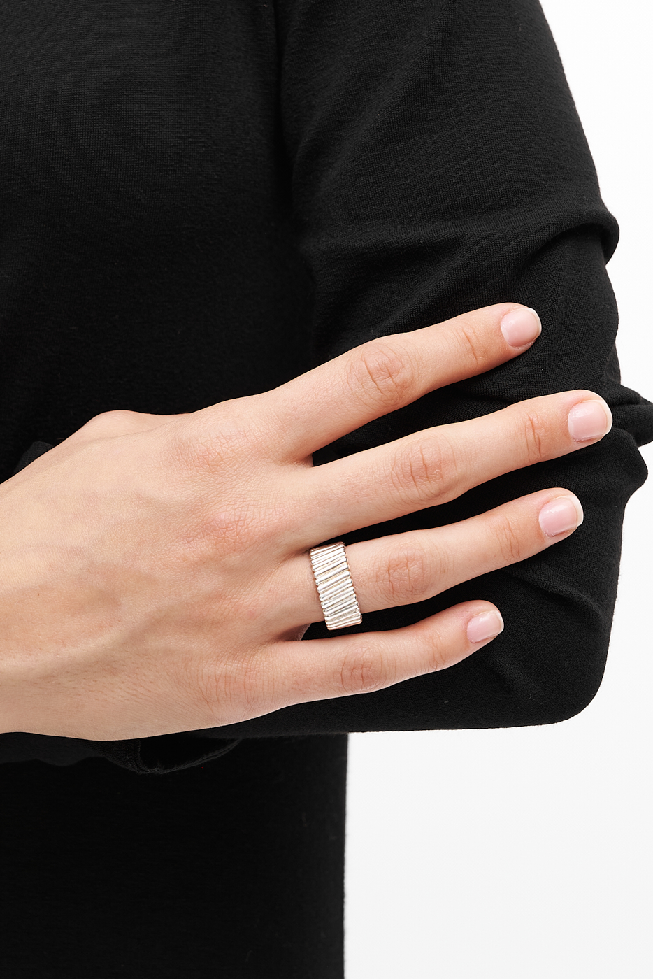 JF STORE Кольцо Грани, большое