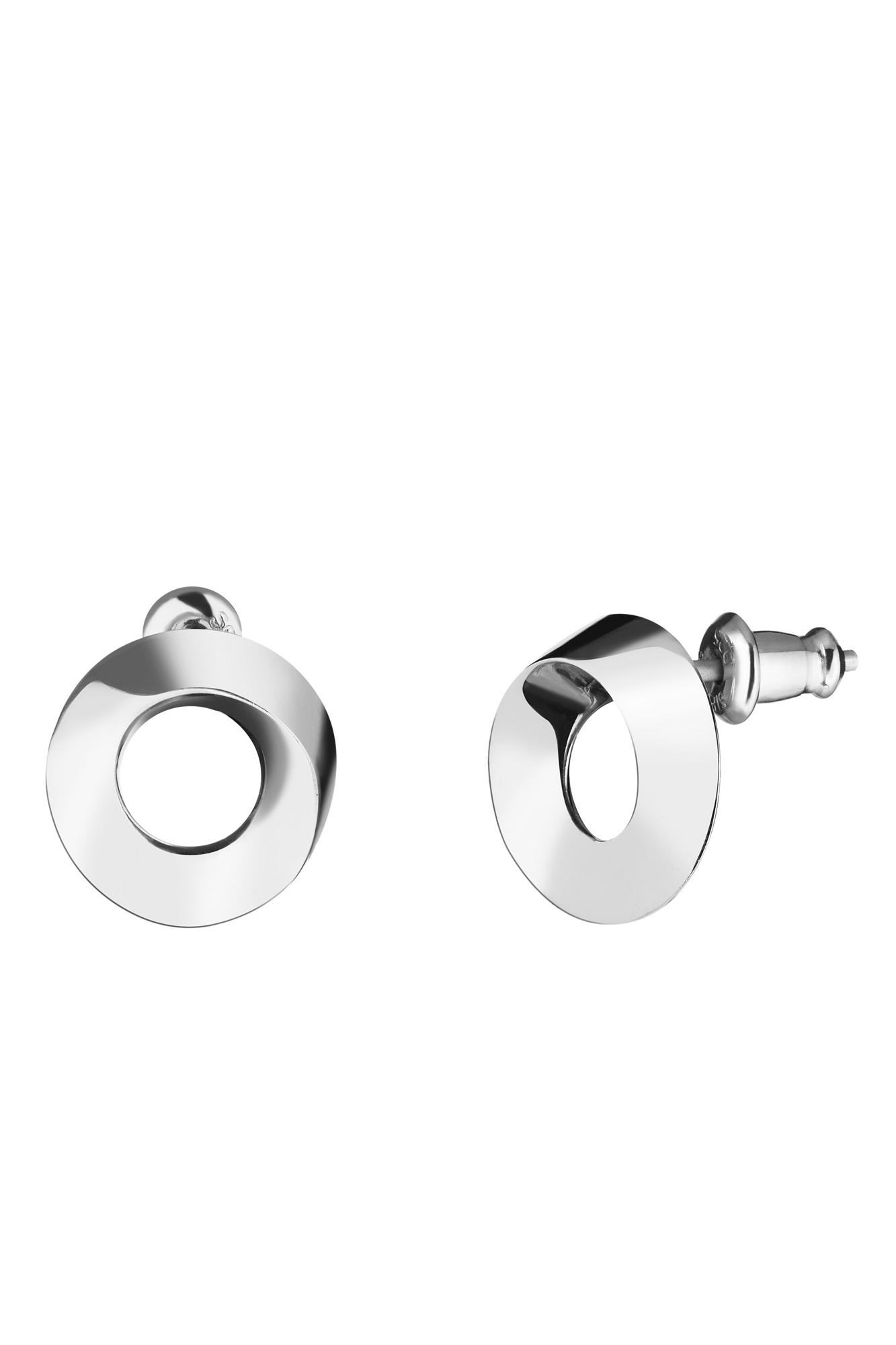 GEOMETRY Серьги Loop Silver