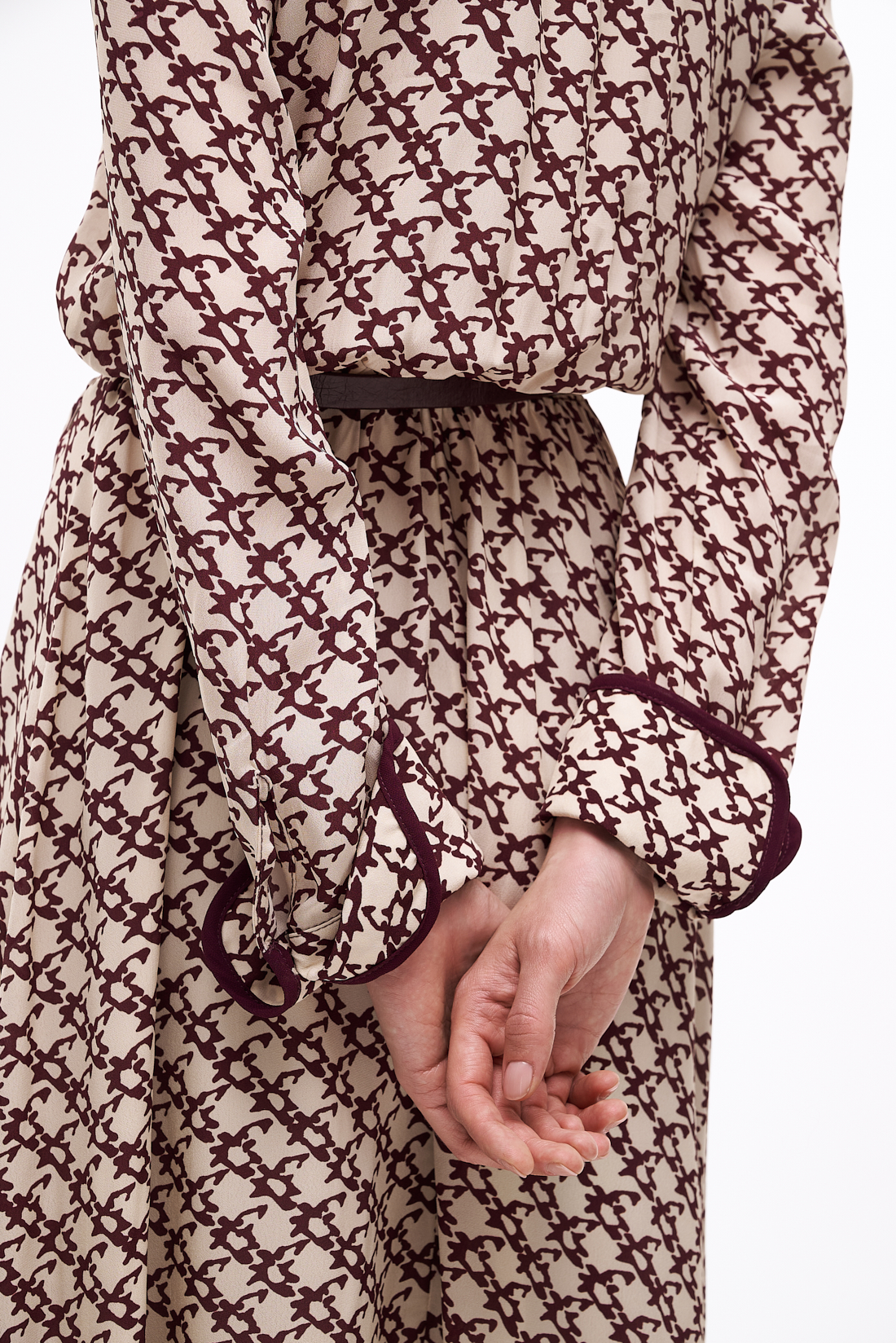 MEME ROAD Платье рубашечного кроя с графическим рисунком