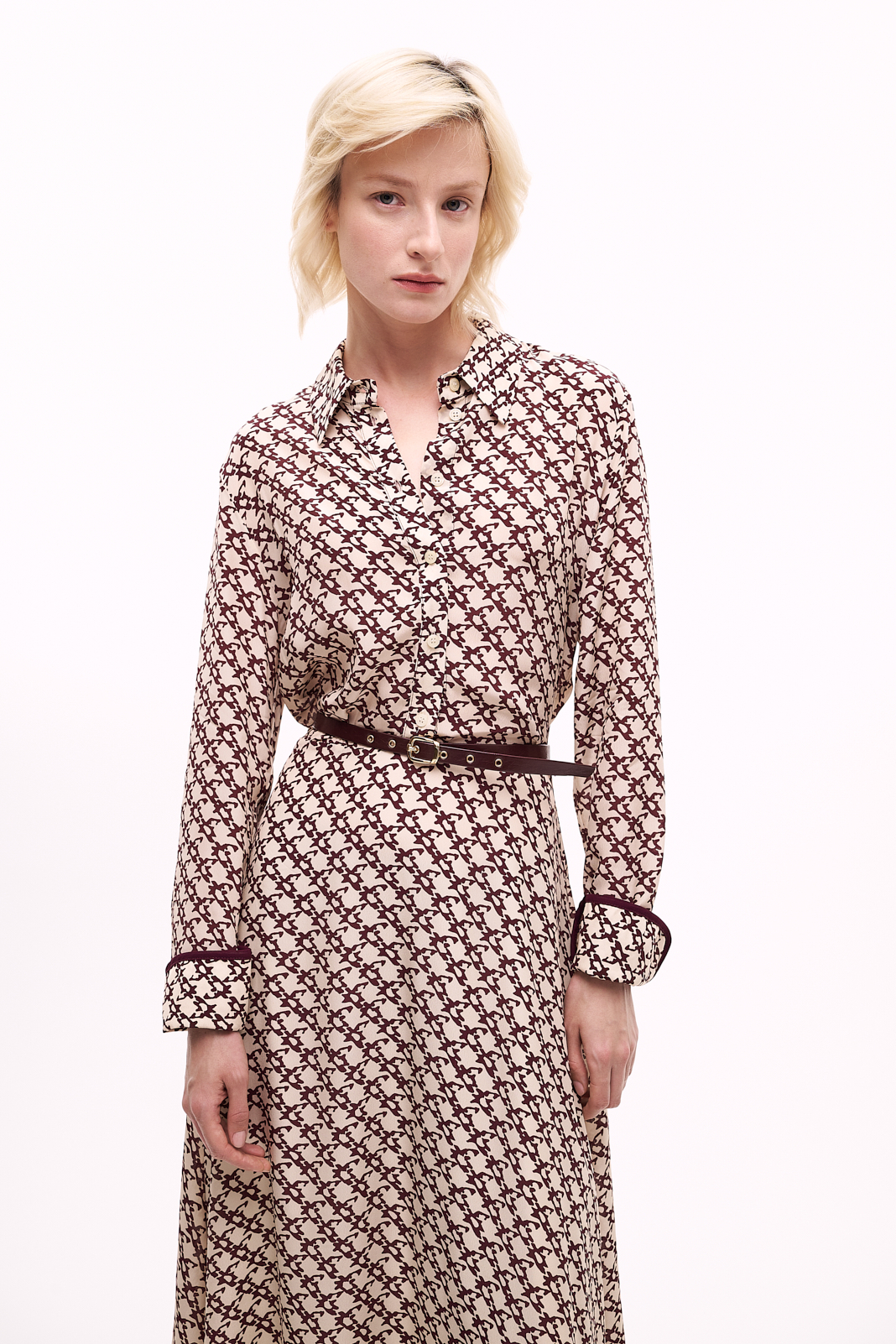 MEME ROAD Платье рубашечного кроя с графическим рисунком