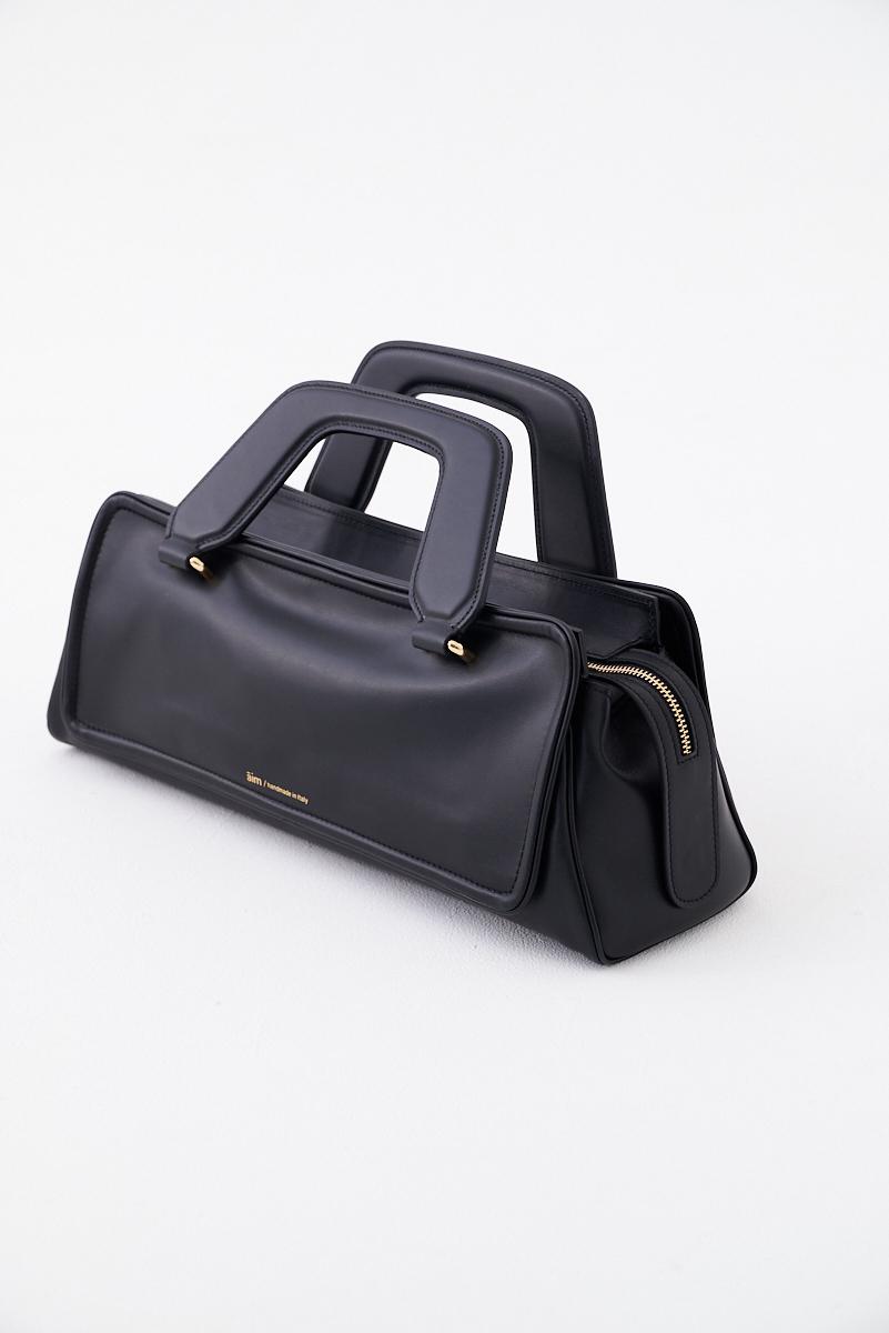 AIM Сумка OLIVIA из премиальной мягкой телячьей кожи оттенка navy blue